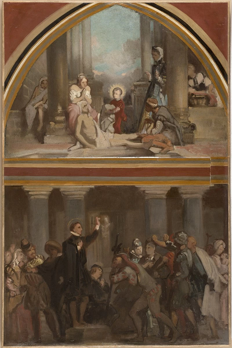 L'infanzia di San Francesco di Sales - Musee des Beaux, Arts de la ville de Paris